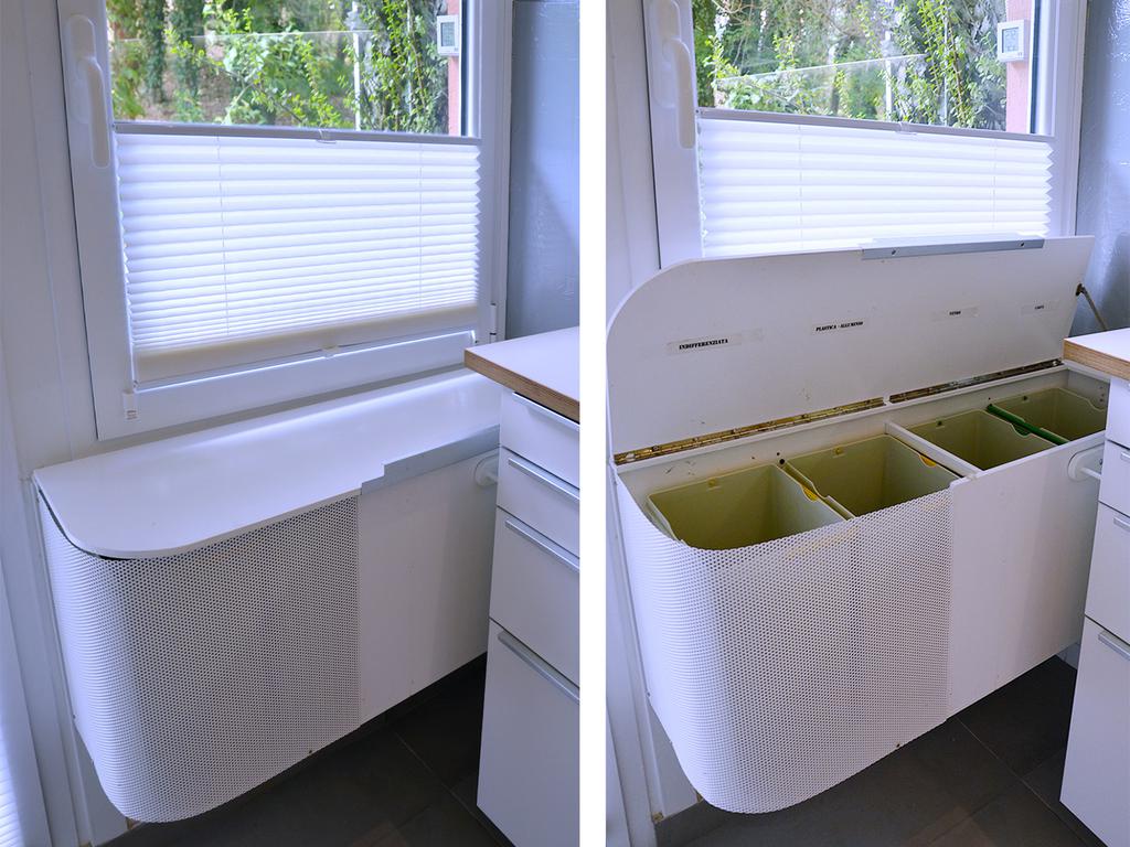 casa green pattumiera a scomparsa