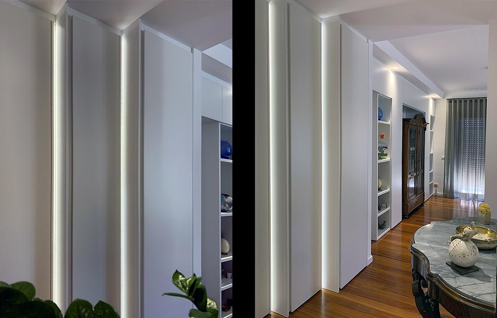 Casa MC ingresso sistema illuminazione